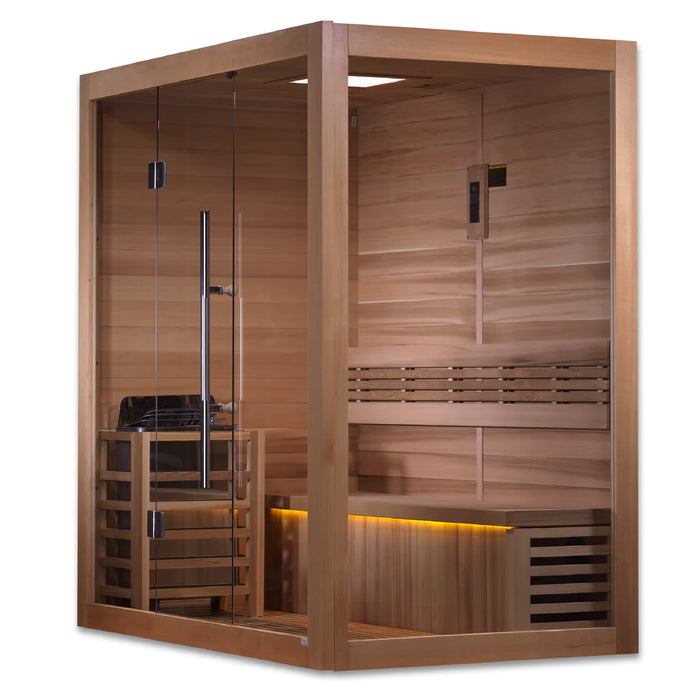Golden Designs Forssa 3-4 Person Traditional Steam Sauna | GDI-7203-01