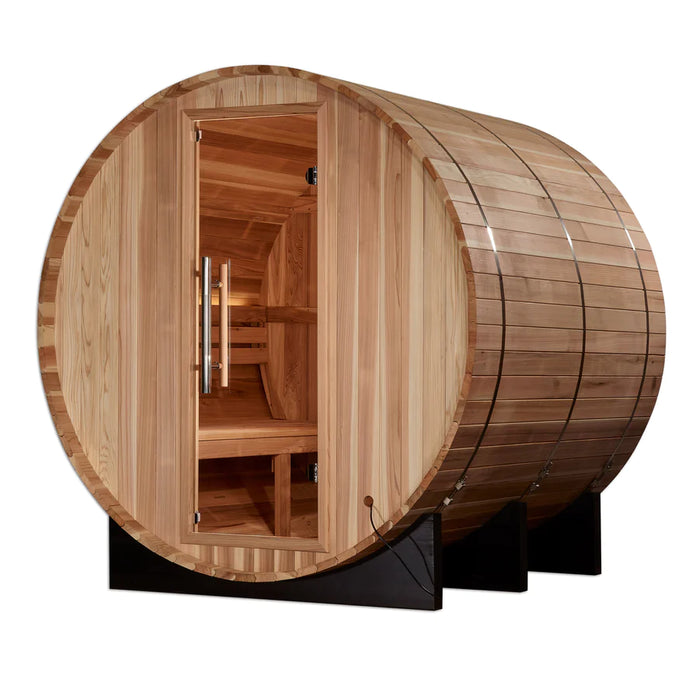 Golden Designs Arosa 4 Person Barrel Sauna | GDI-B004-01