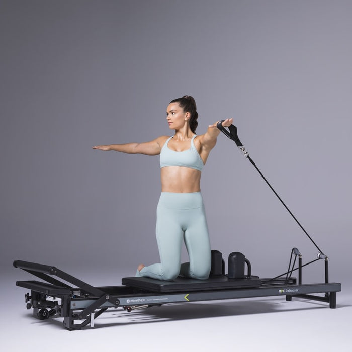 Merrithew MPX Pilates Reformer with Vertical Stand