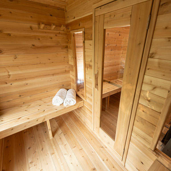 Dundalk Leisurecraft Canadian Timber Georgian Cabin Sauna with Changeroom | CTC88CW