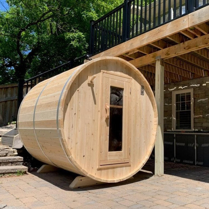Dundalk Leisurecraft Canadian Timber Harmony Barrel Sauna | CTC22W